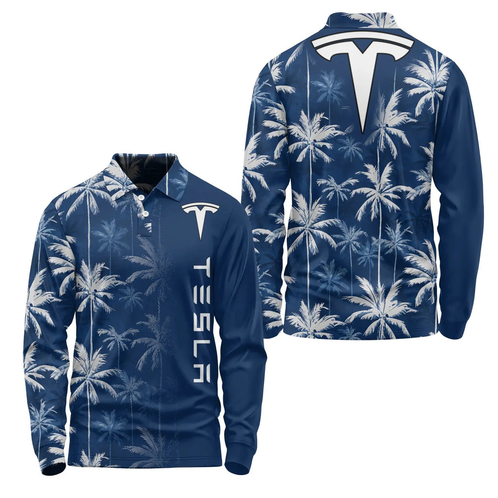 Tesla Long Sleeve Polo SHW032