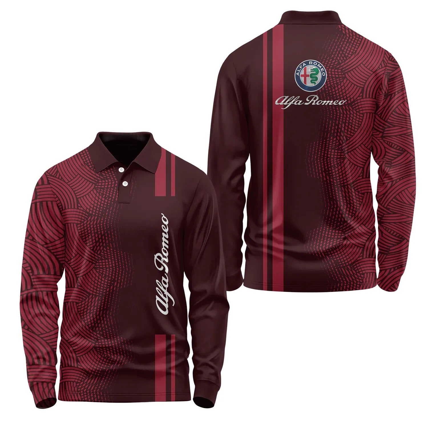 Alfa Romeo Long Sleeve Polo SC084