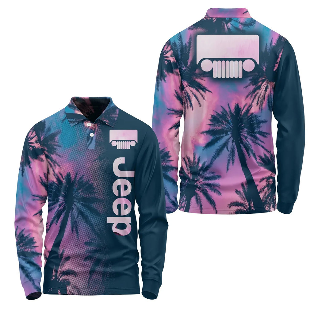 Jeep Long Sleeve Polo SHW030