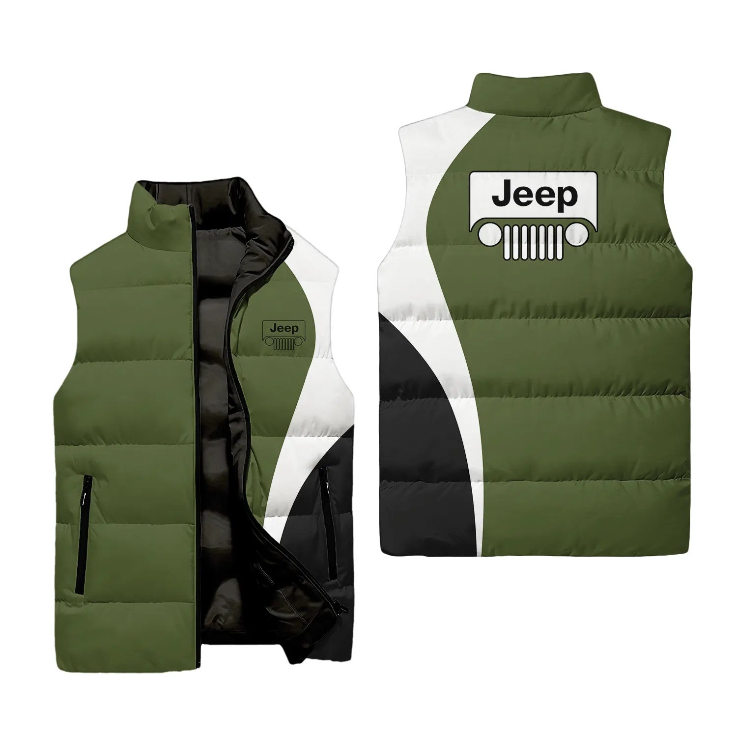 Jeep Sleeveless Puffer Jacket SC073