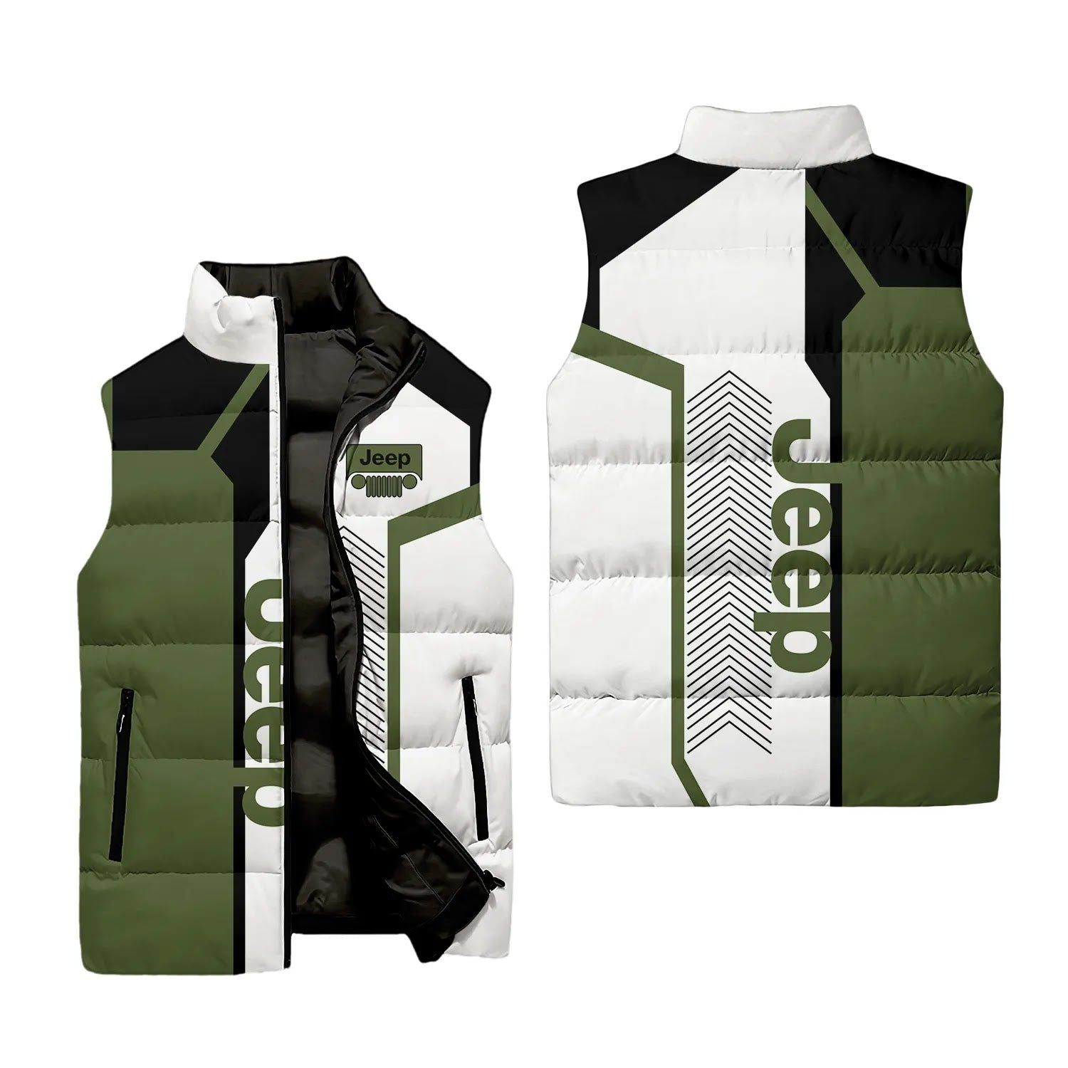 Jeep Sleeveless Puffer Jacket SC065