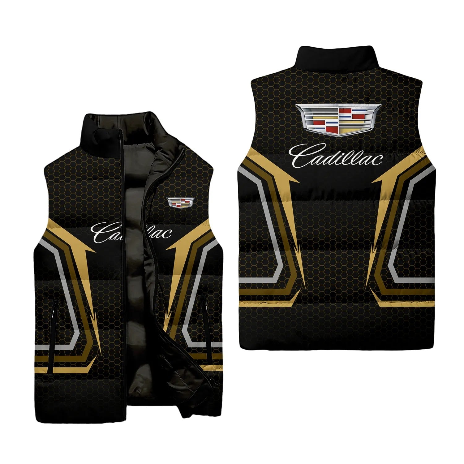 Cadillac Sleeveless Puffer Jacket SC075