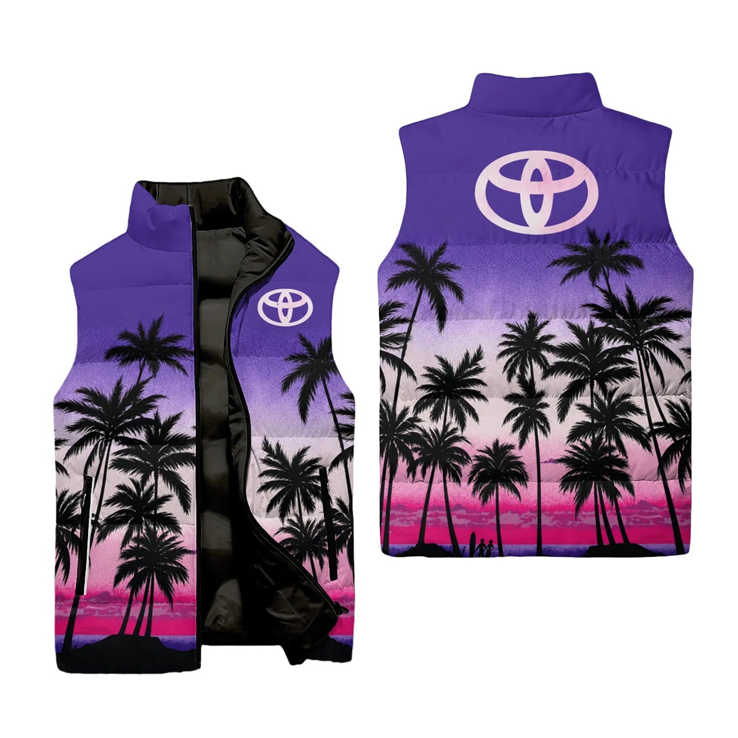 Toyota Sleeveless Puffer Jacket SHW019