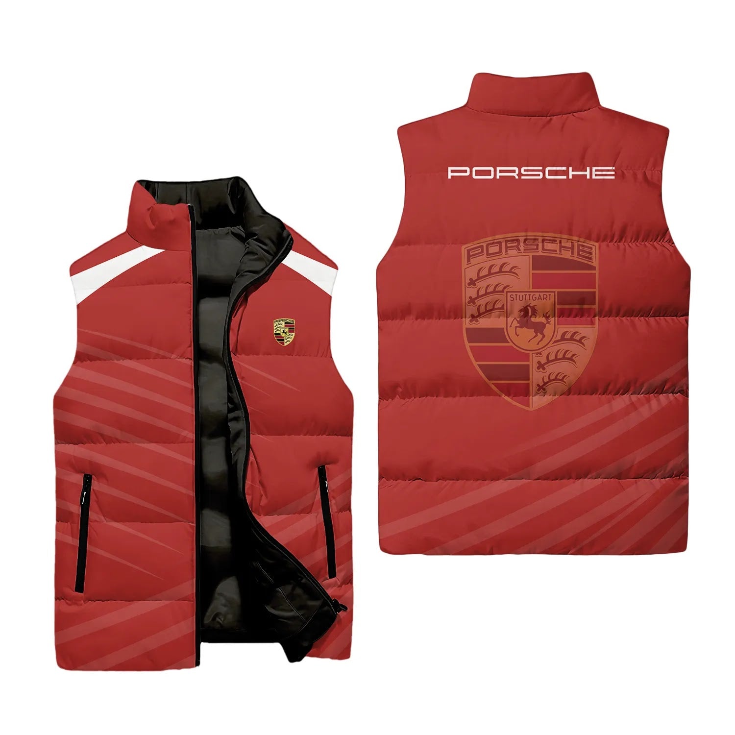 Porsche Sleeveless Puffer Jacket SC082