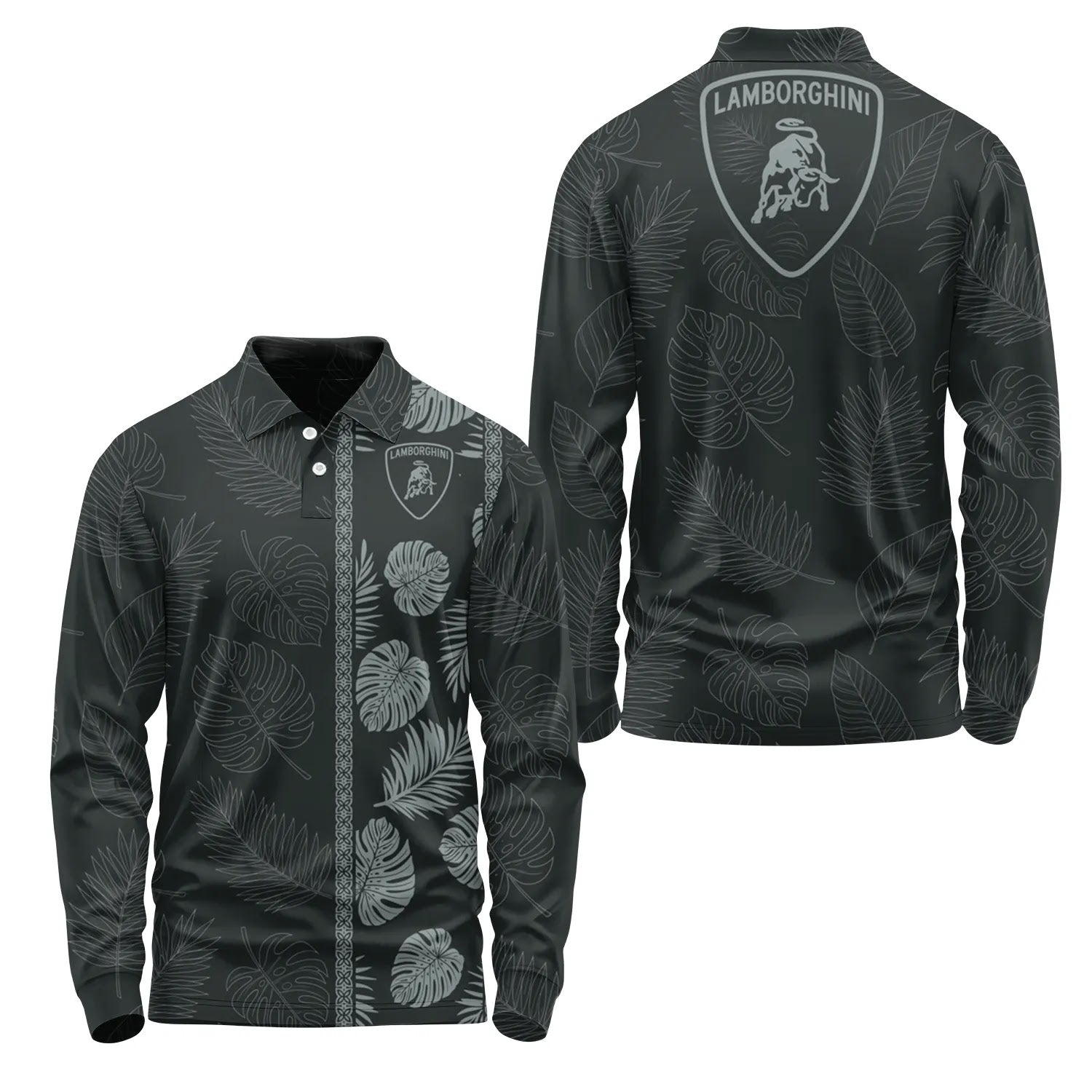 Lamborghini Long Sleeve Polo SHW022