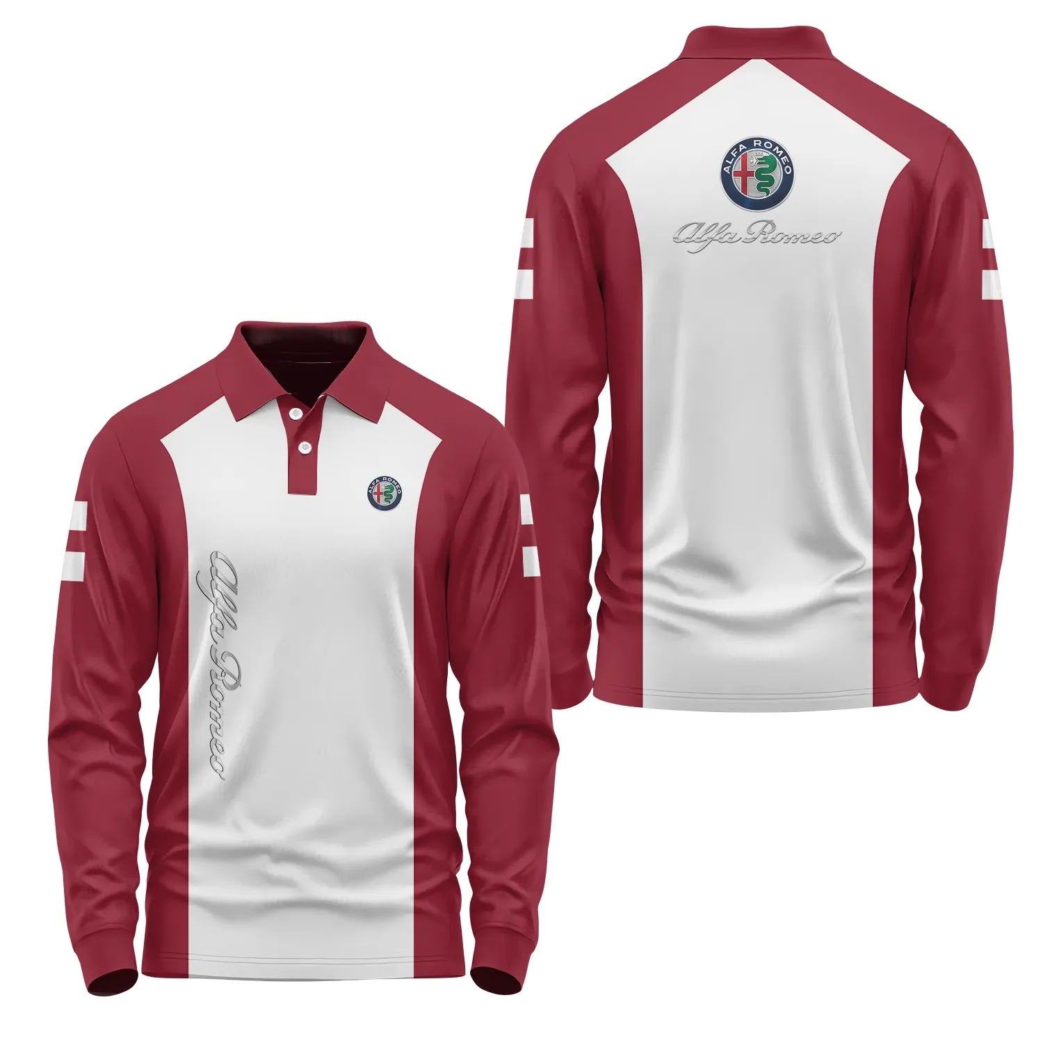 Alfa Romeo Long Sleeve Polo SC078