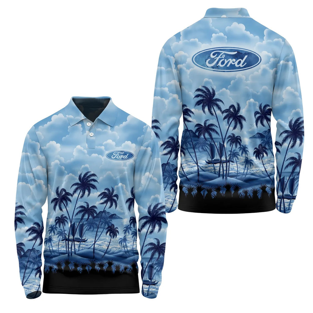 Ford Long Sleeve Polo SHW018