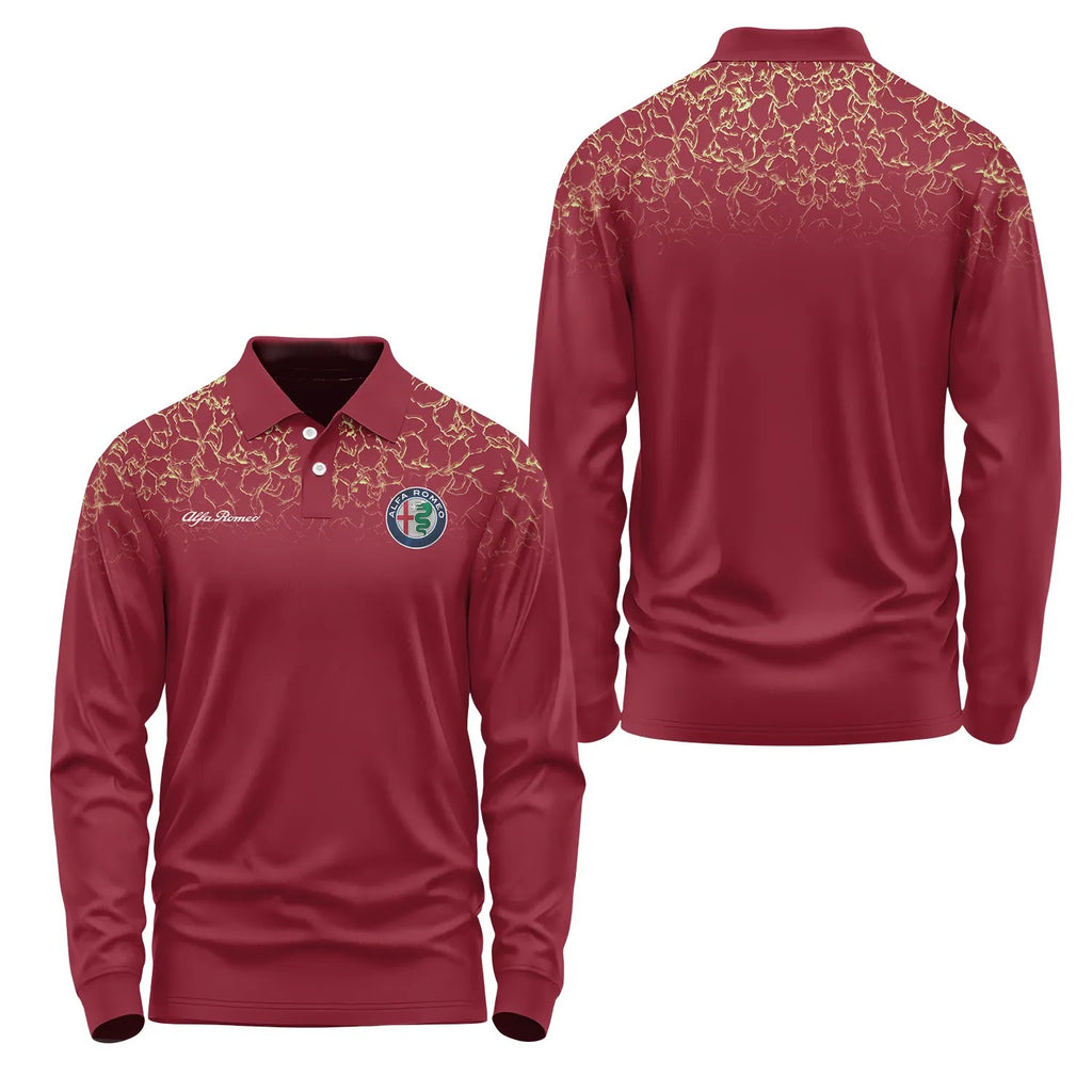 Alfa Romeo Long Sleeve Polo SC108