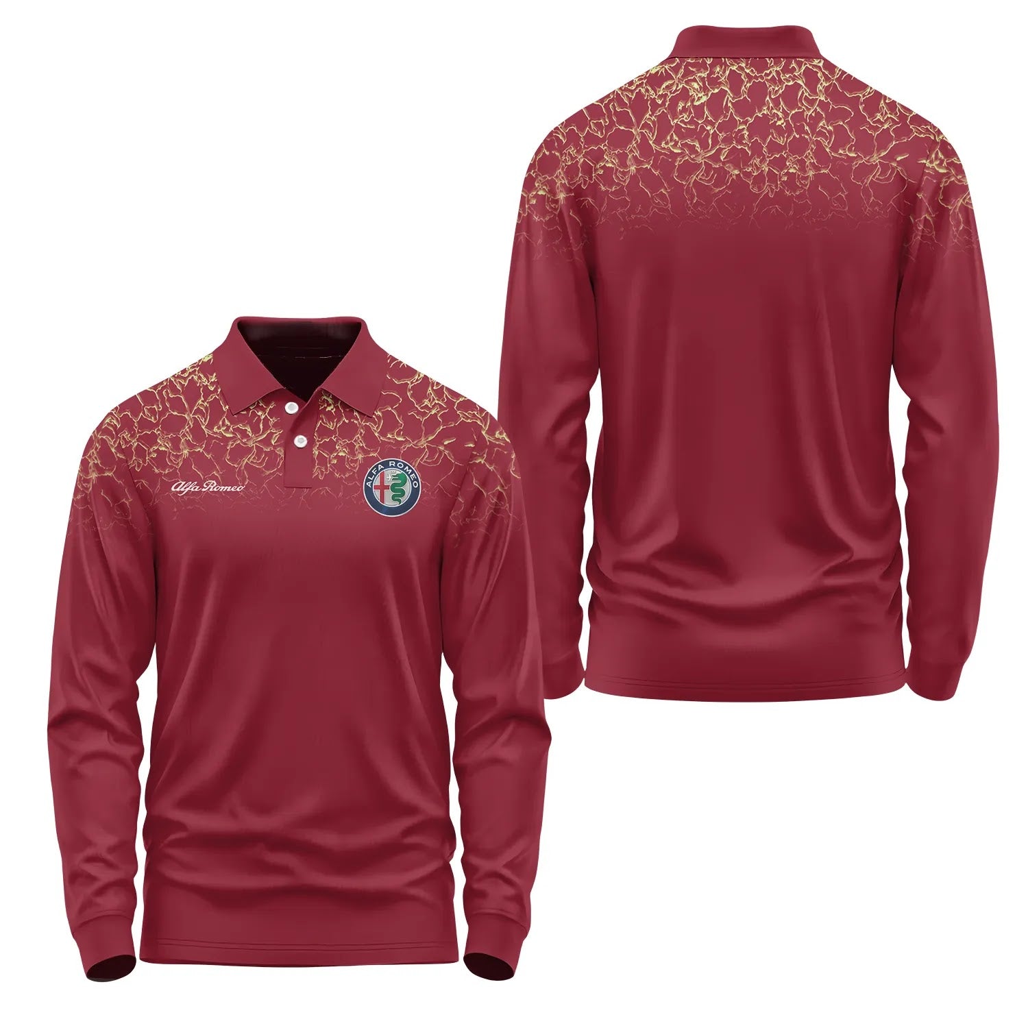 Alfa Romeo Long Sleeve Polo SC108