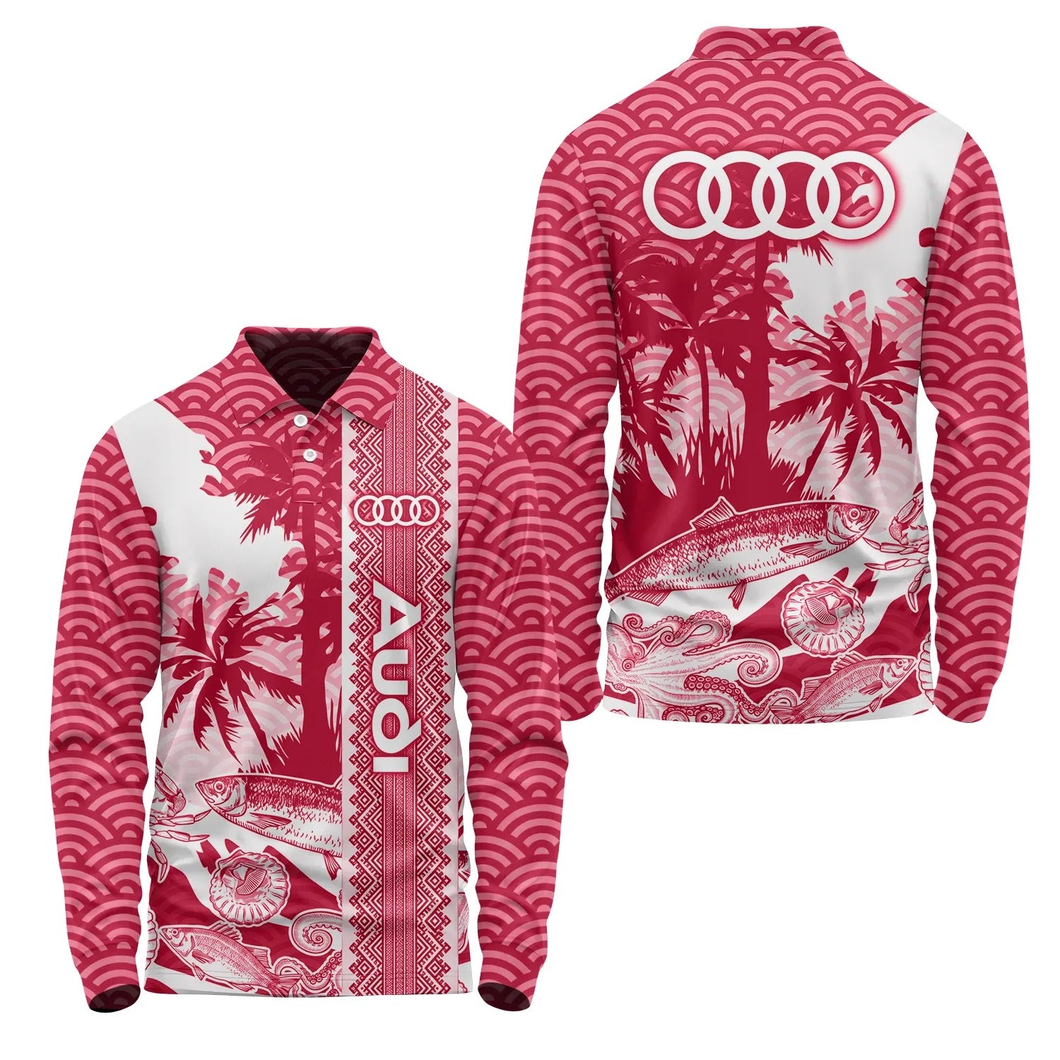 Audi Long Sleeve Polo SHW038