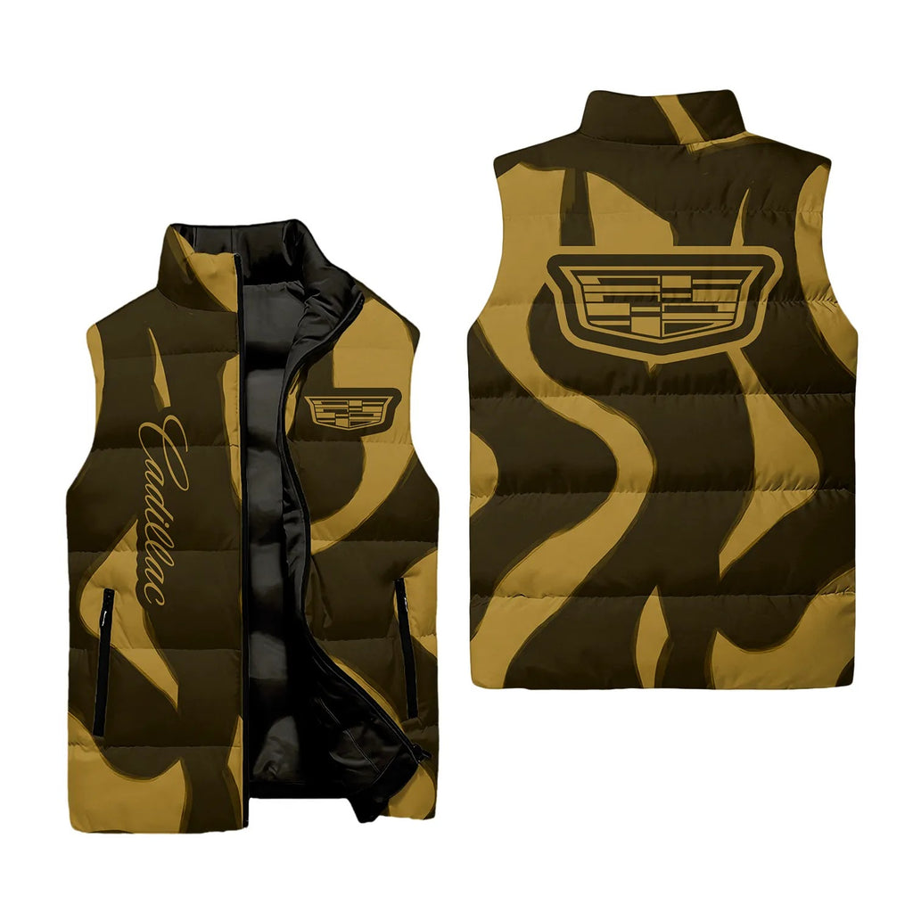 Cadillac Sleeveless Puffer Jacket SHW068