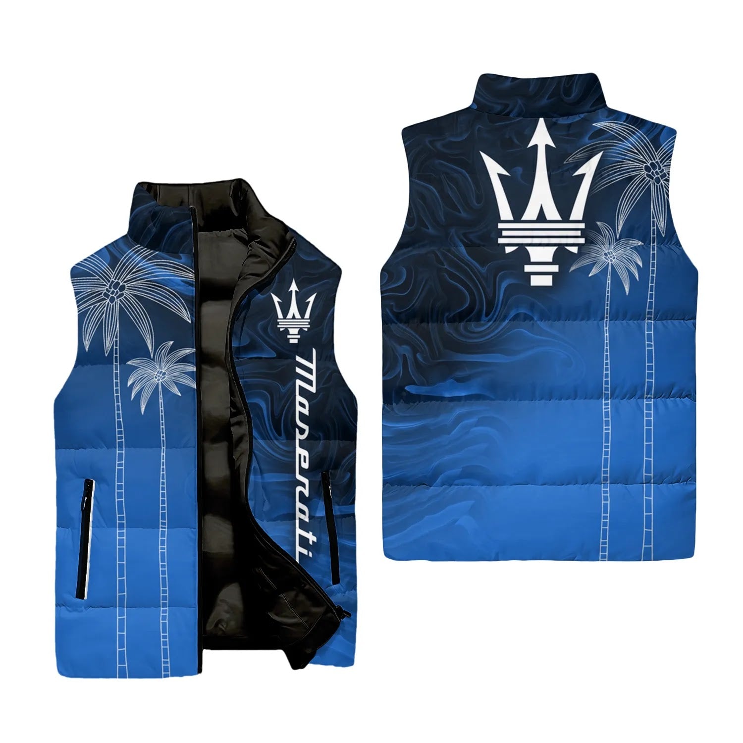 Maserati Sleeveless Puffer Jacket SHW070