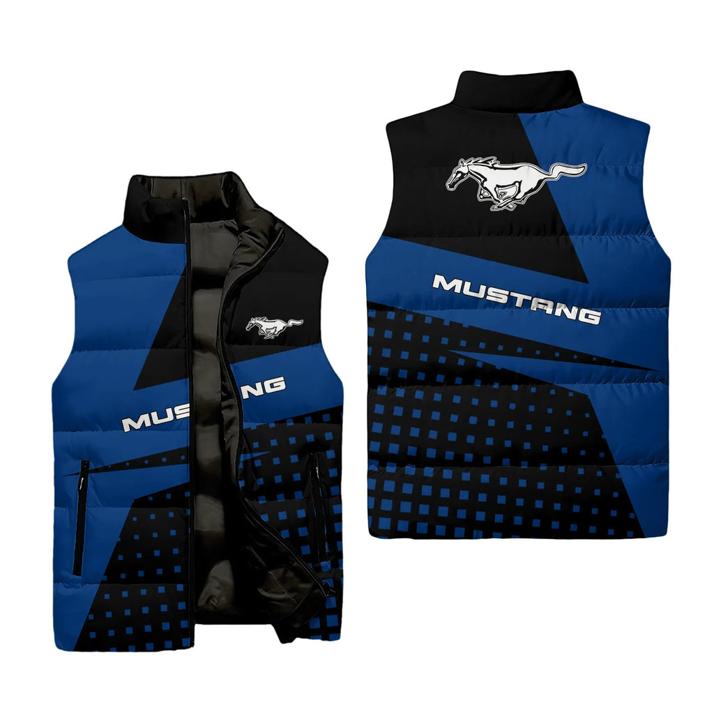 Ford Mustang Sleeveless Puffer Jacket SC083