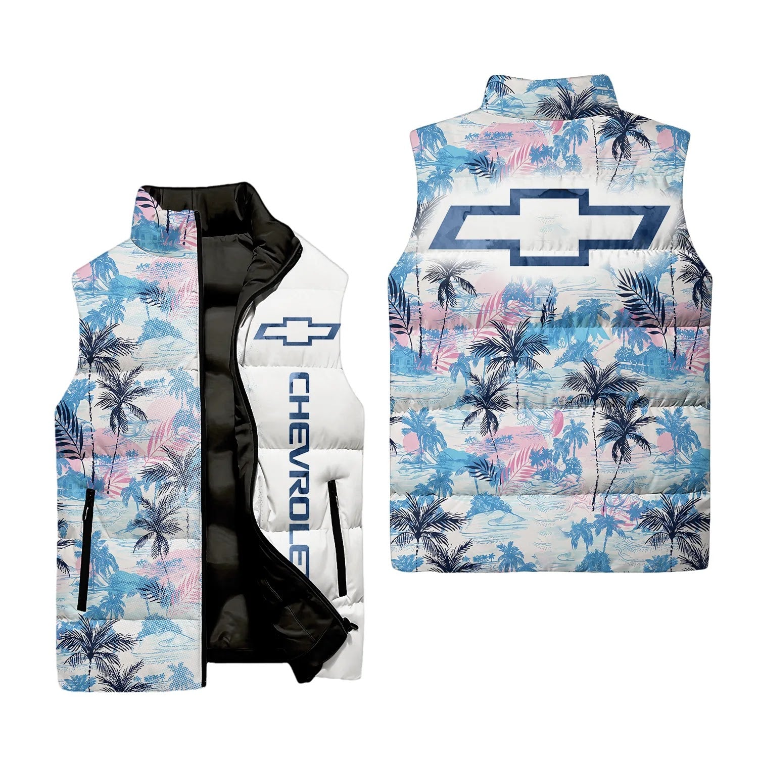 Chevrolet Sleeveless Puffer Jacket SHW029
