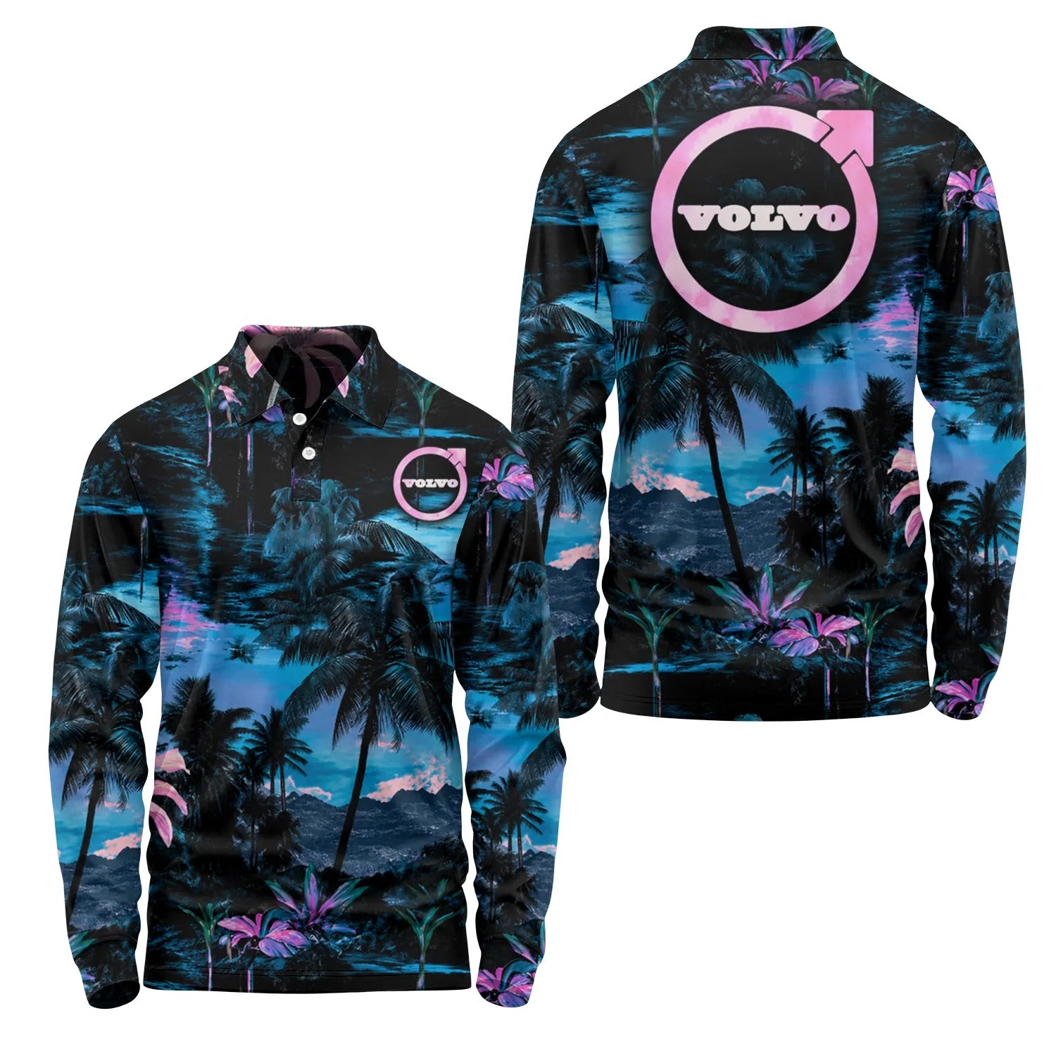 Volvo Long Sleeve Polo SHW002