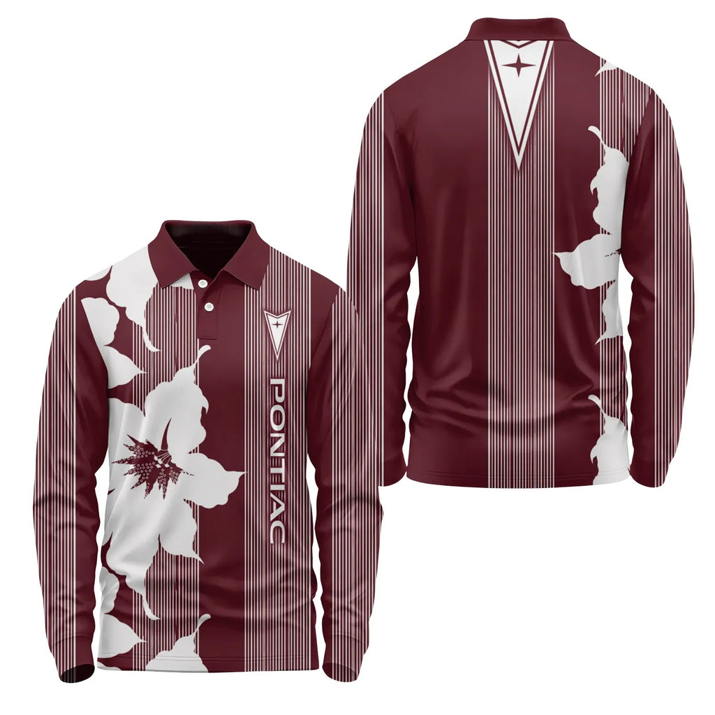 Pontiac Long Sleeve Polo SHW039