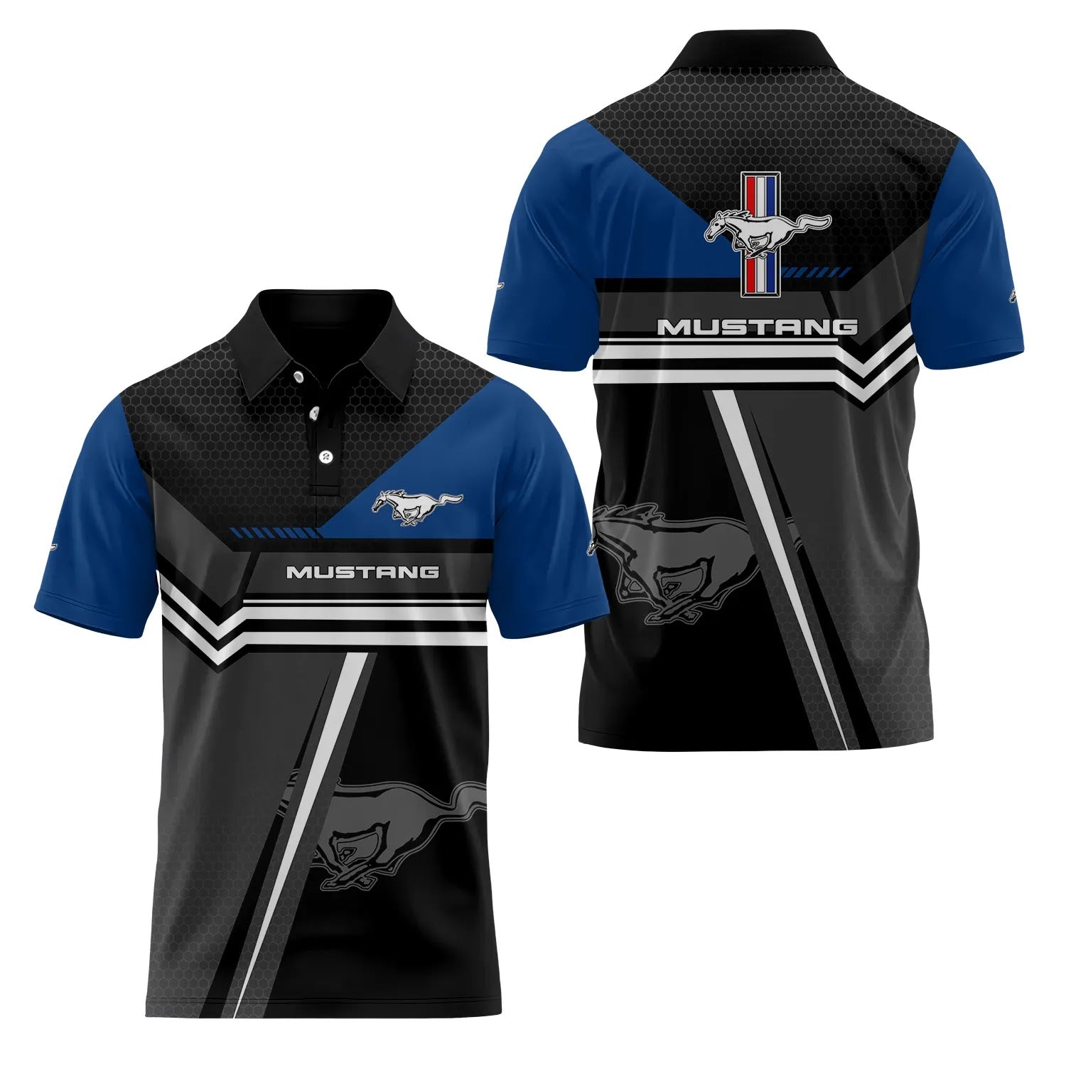Ford Mustang Short Sleeve Polo SC071