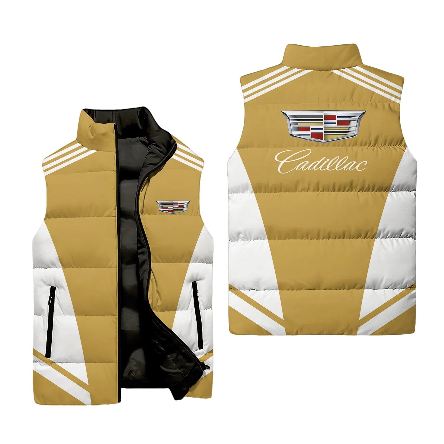 Cadillac Sleeveless Puffer Jacket SC092