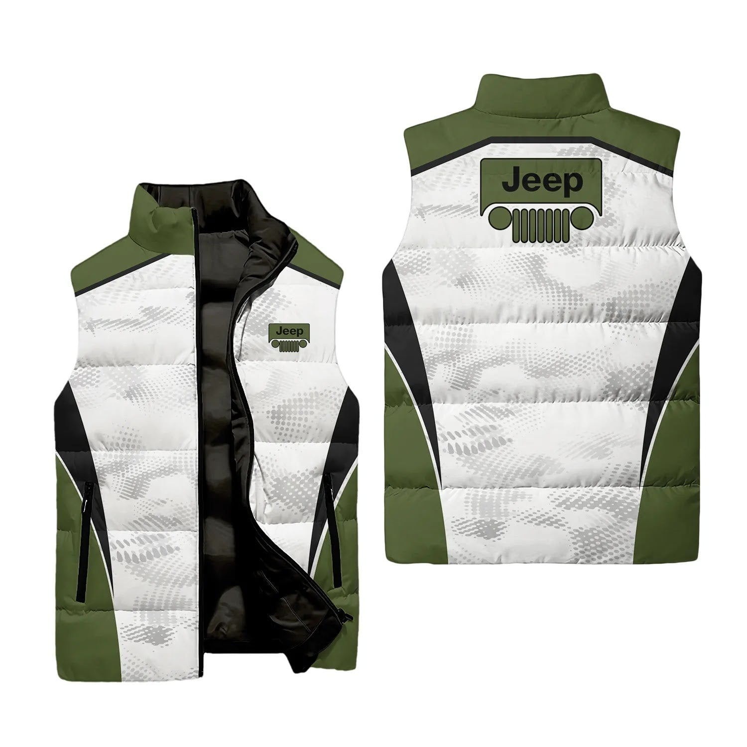 Jeep Sleeveless Puffer Jacket SC081