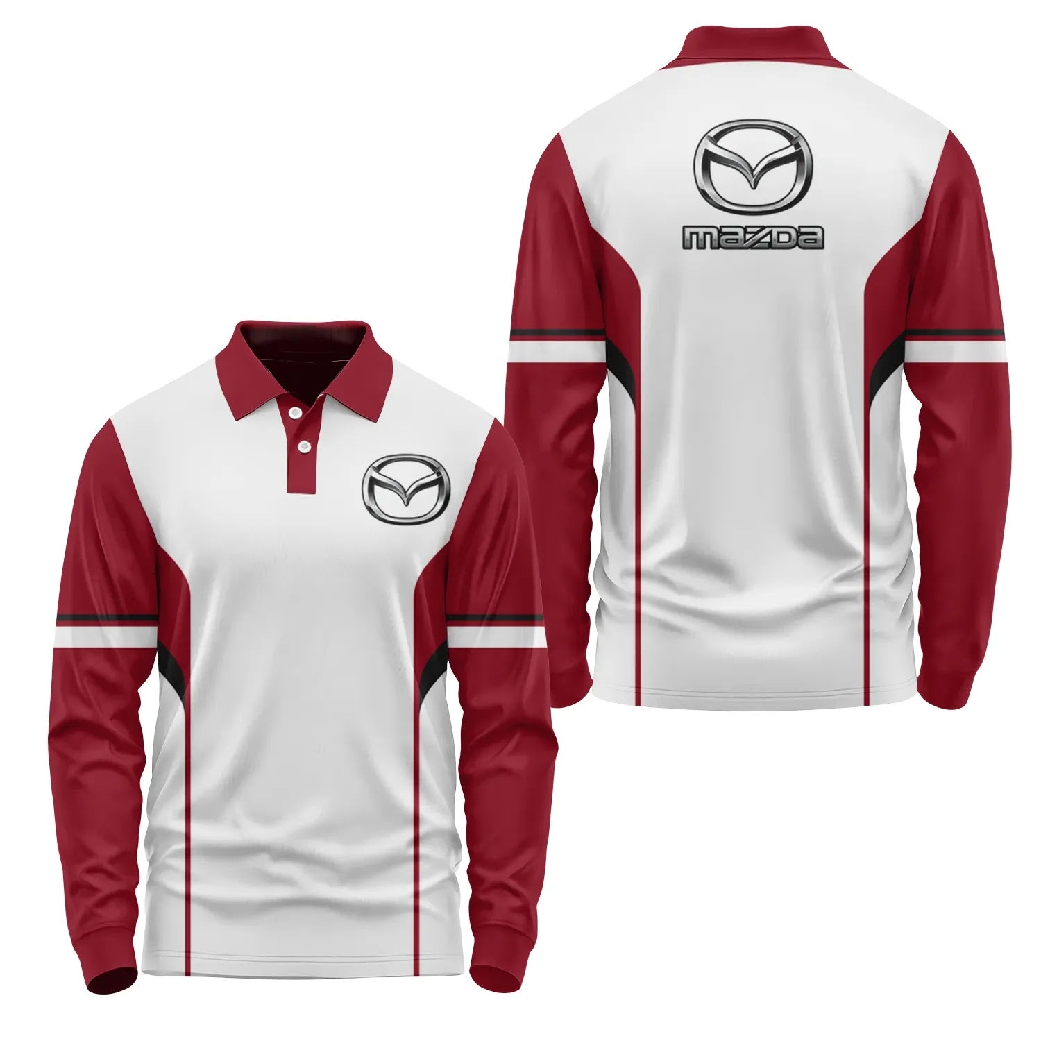 Mazda Long Sleeve Polo SC113