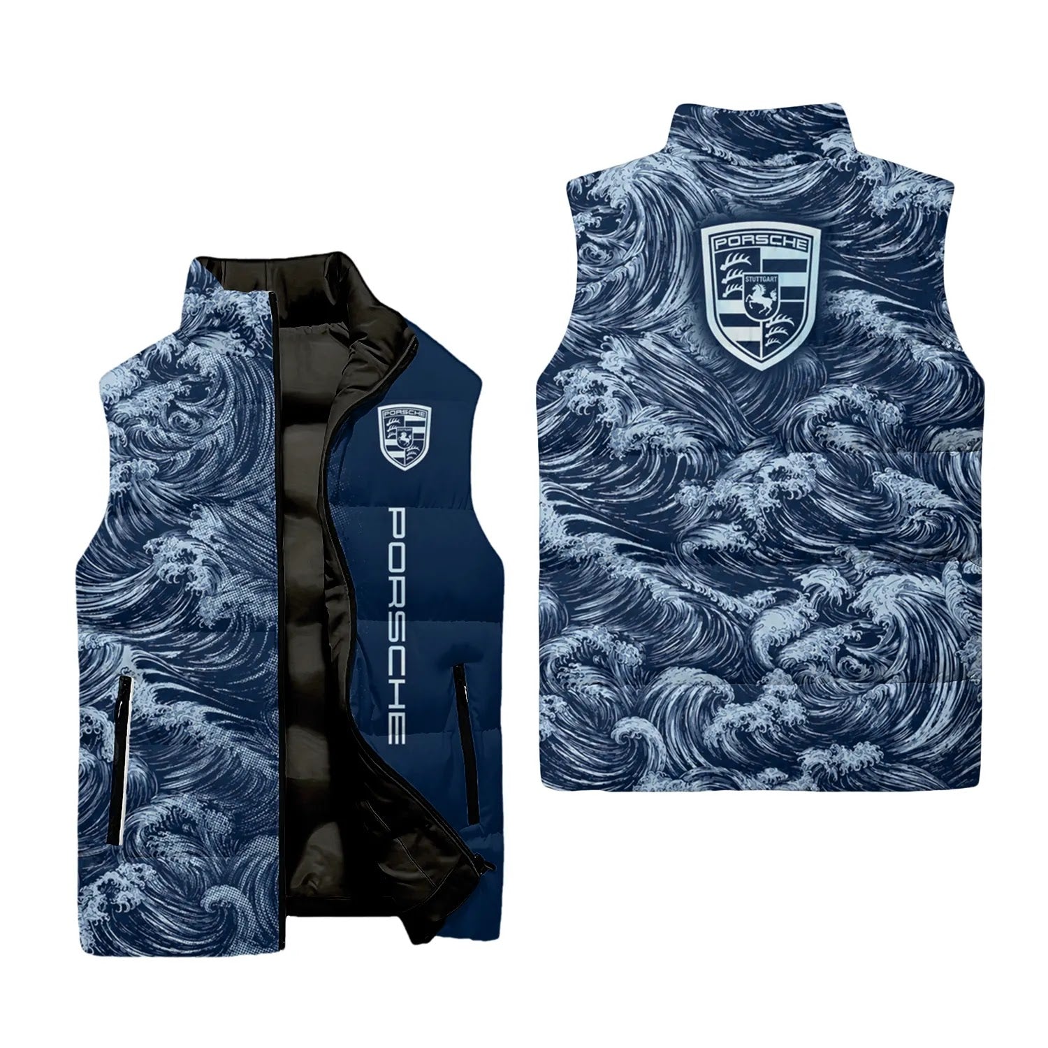 Porsche Sleeveless Puffer Jacket SHW010
