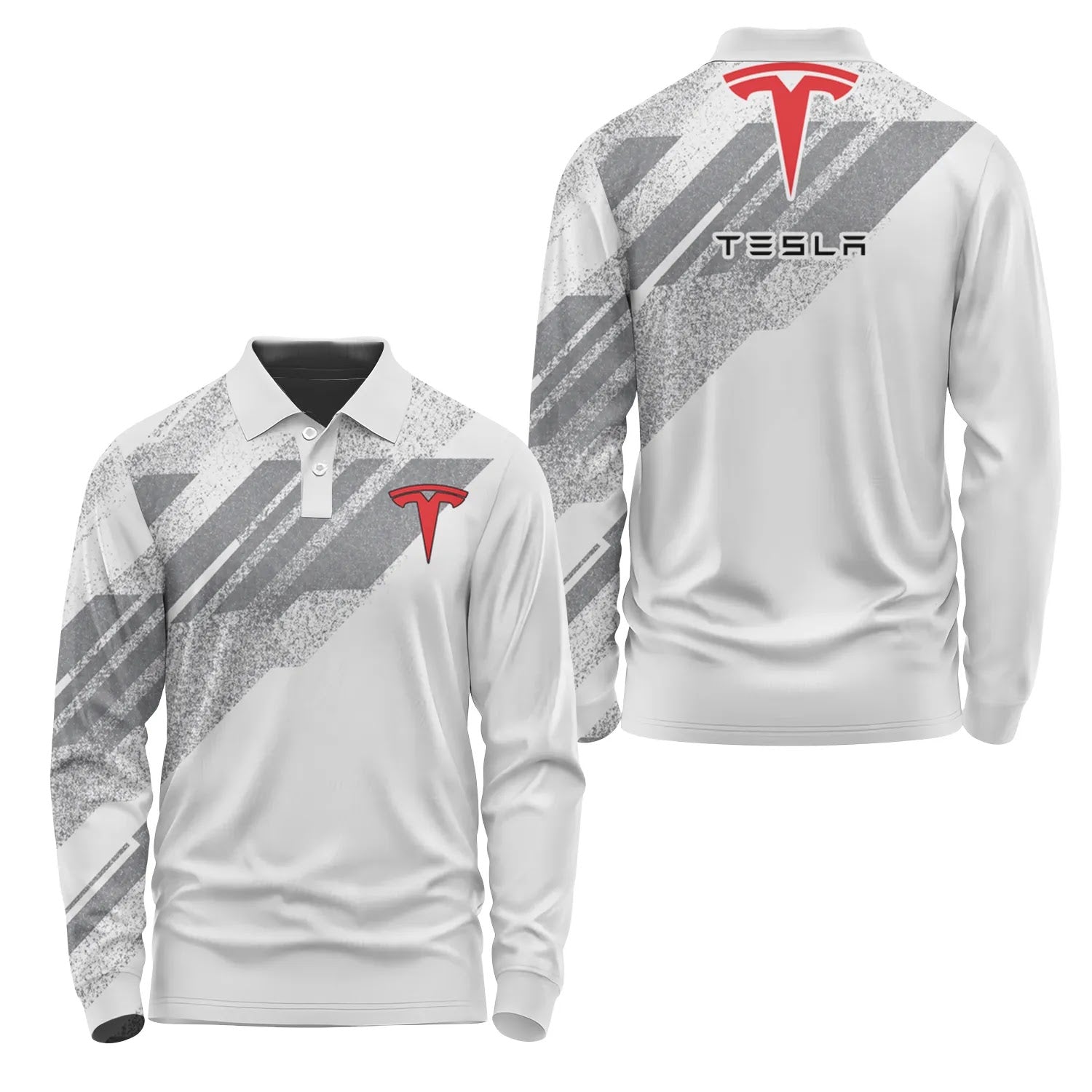 Tesla Long Sleeve Polo SC105