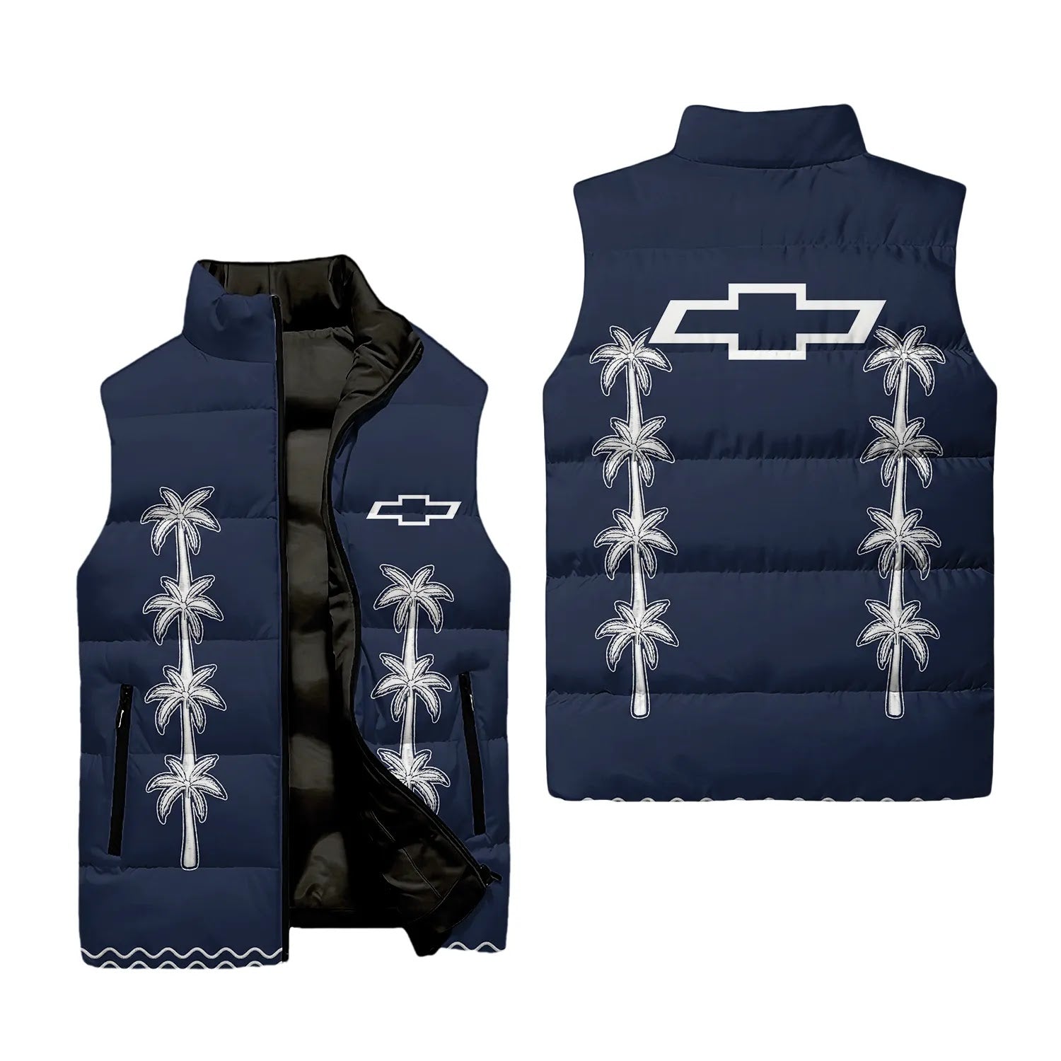 Chevrolet Sleeveless Puffer Jacket SHW065