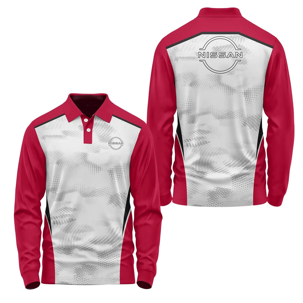 Nissan Long Sleeve Polo SC081