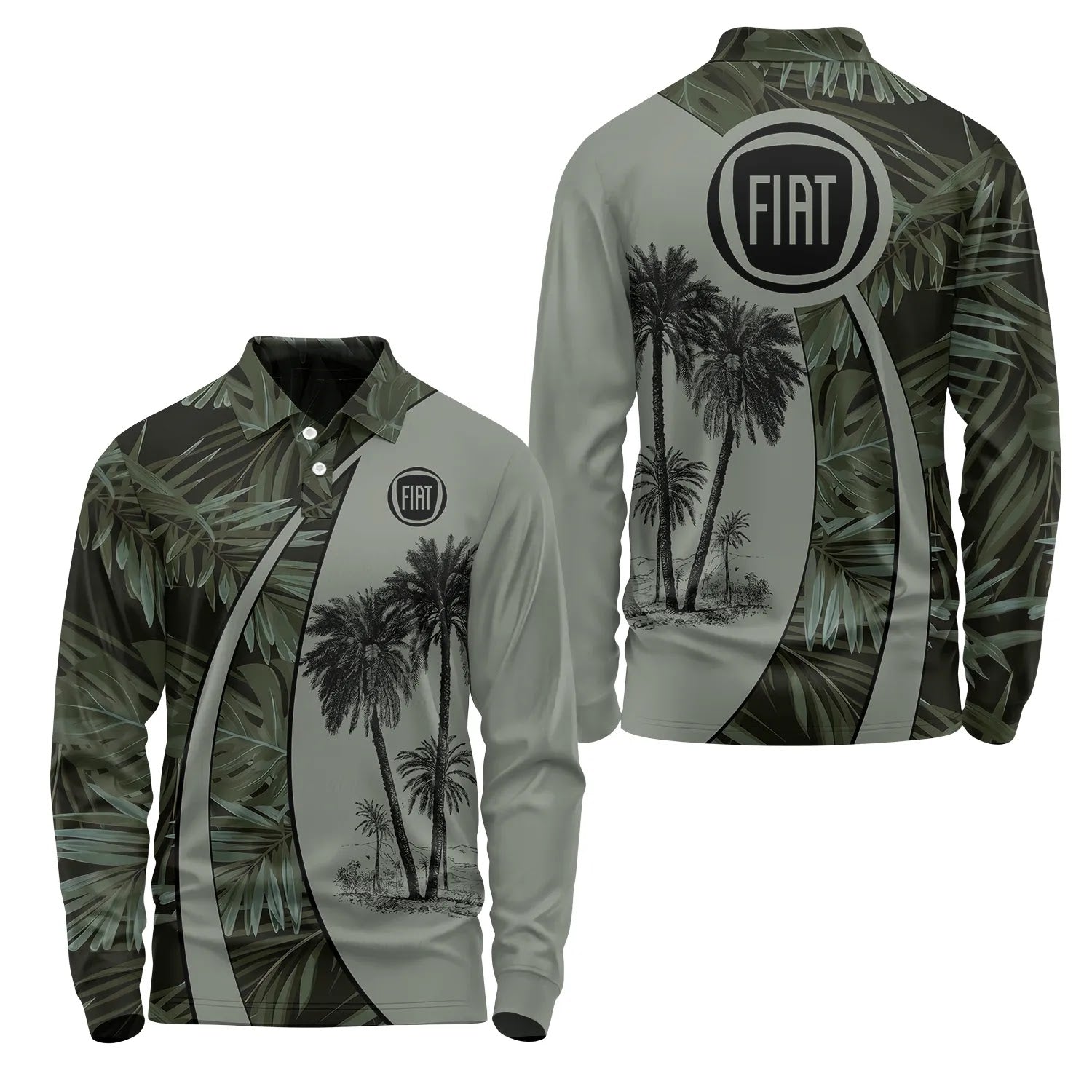 Fiat Long Sleeve Polo SHW063