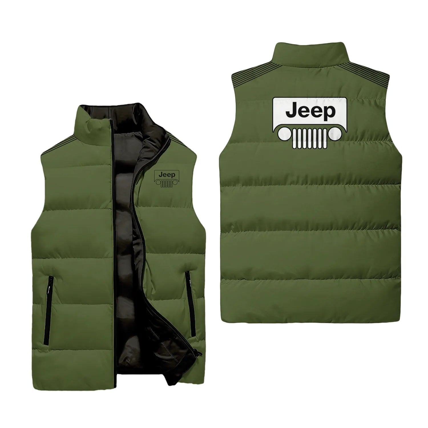 Jeep Sleeveless Puffer Jacket SC057