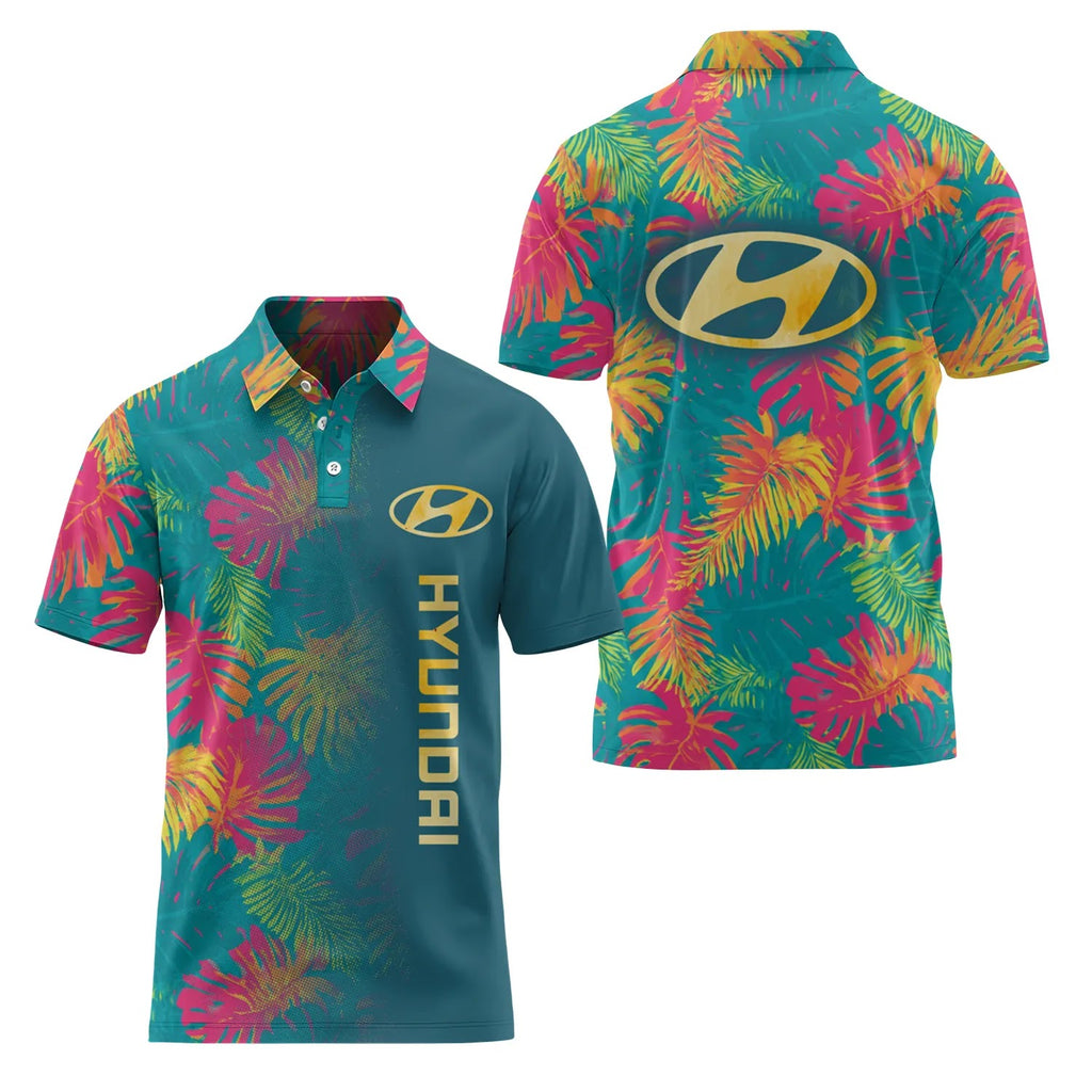 Hyundai Short Sleeve Polo SHW059