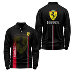Ferrari Long Sleeve Polo SC077