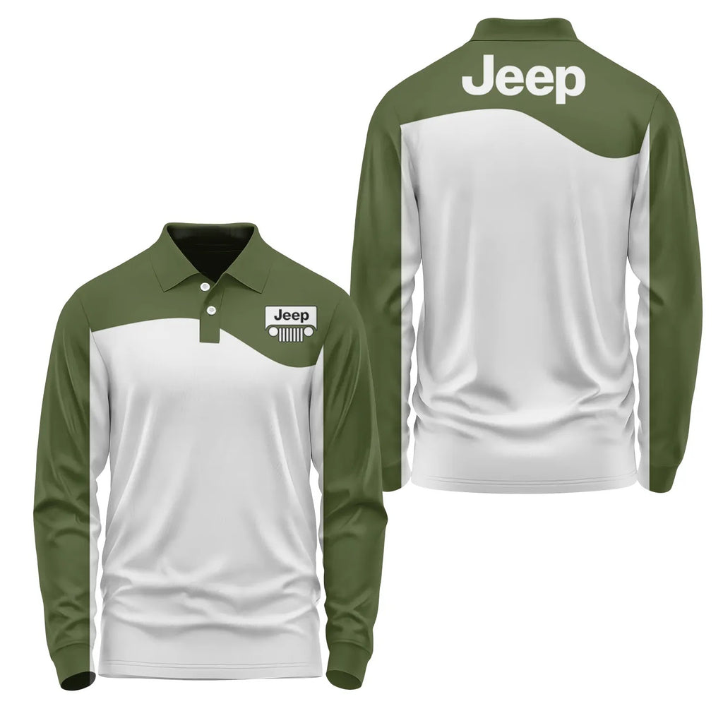 Jeep Long Sleeve Polo SC110