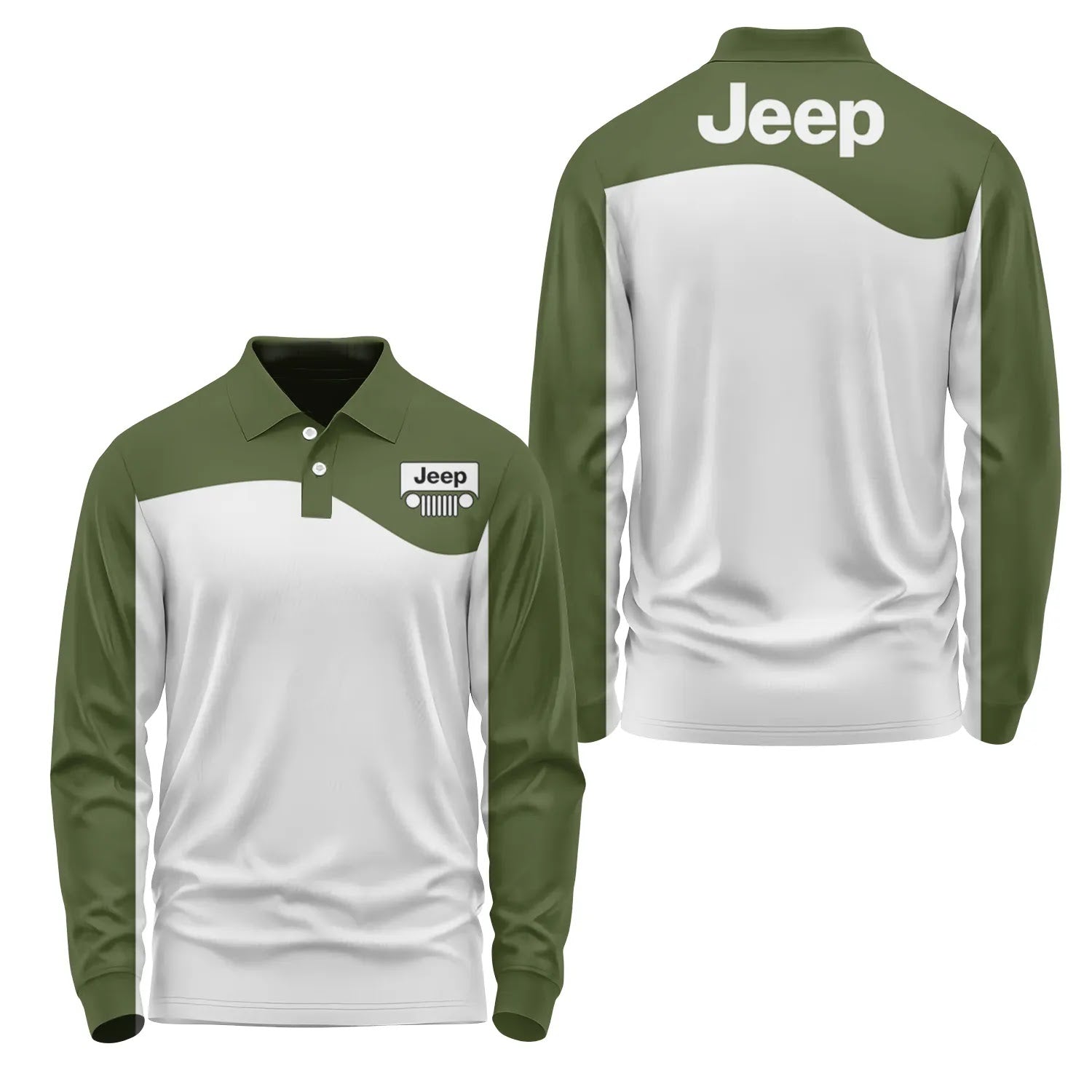 Jeep Long Sleeve Polo SC110
