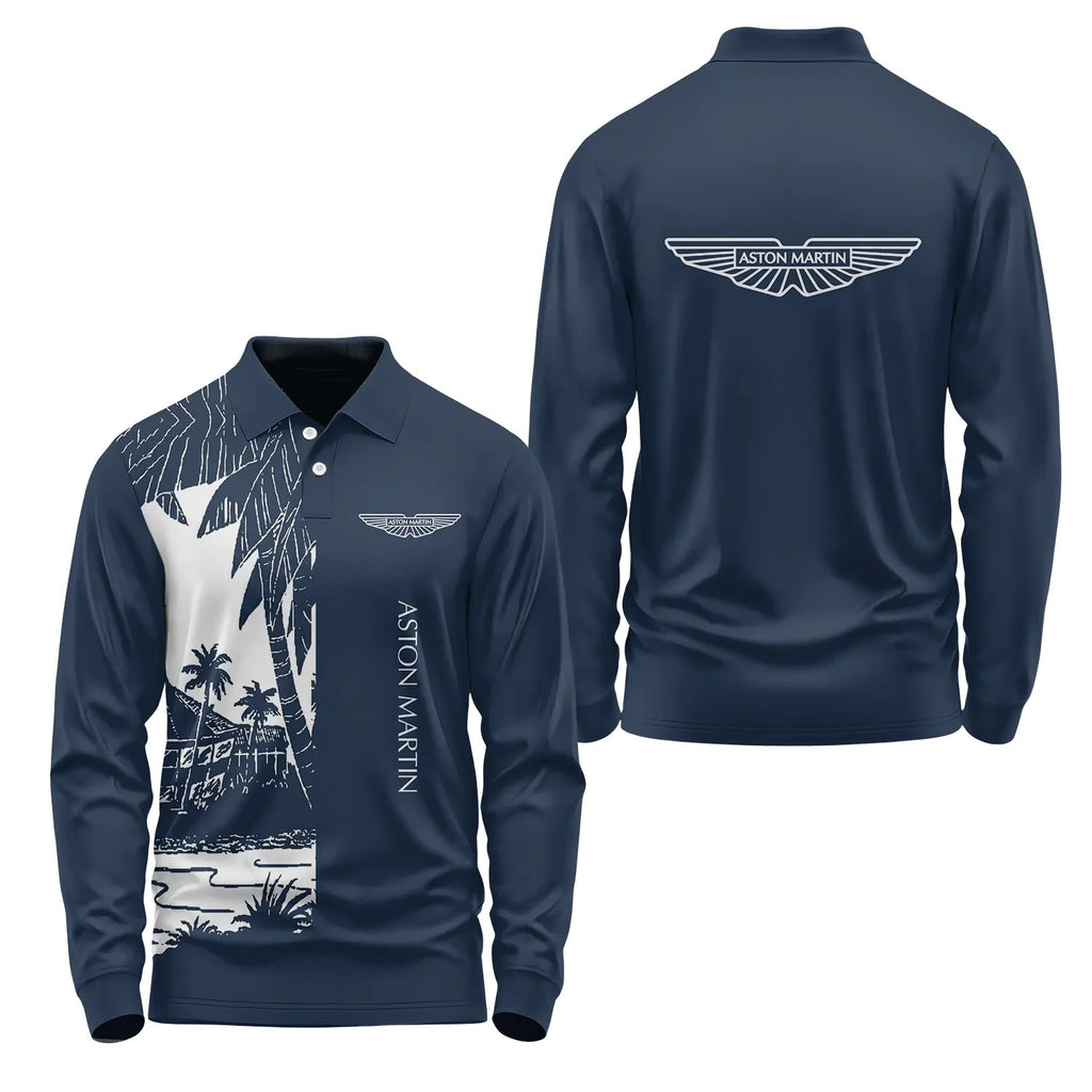 Aston Martin Long Sleeve Polo SHW031