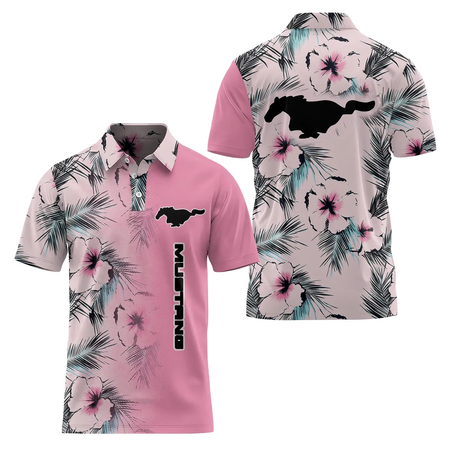 Ford Mustang Short Sleeve Polo SHW056