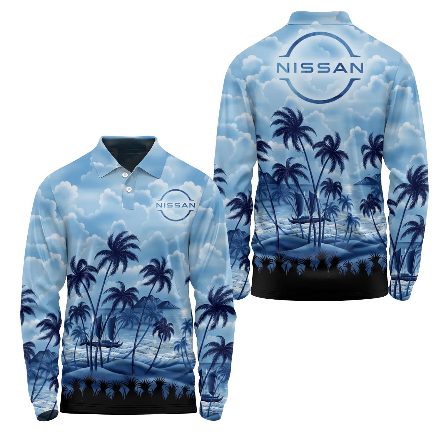 Nissan Long Sleeve Polo SHW018