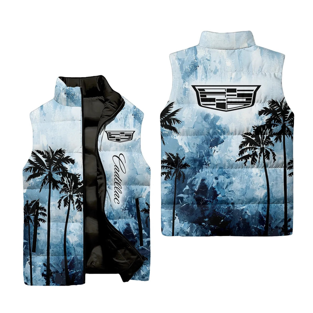 Cadillac Sleeveless Puffer Jacket SHW034