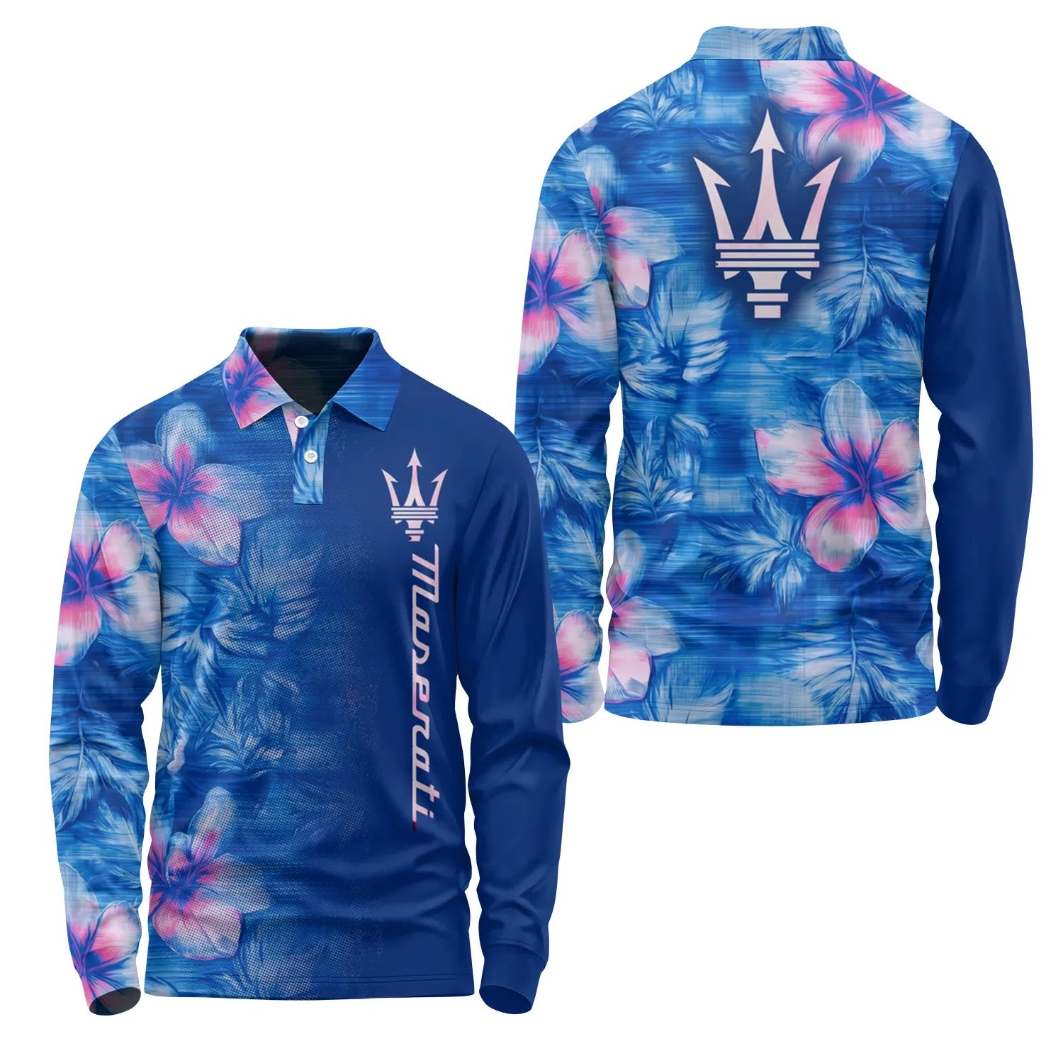 Maserati Long Sleeve Polo SHW057