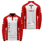 Tesla Long Sleeve Polo SC078