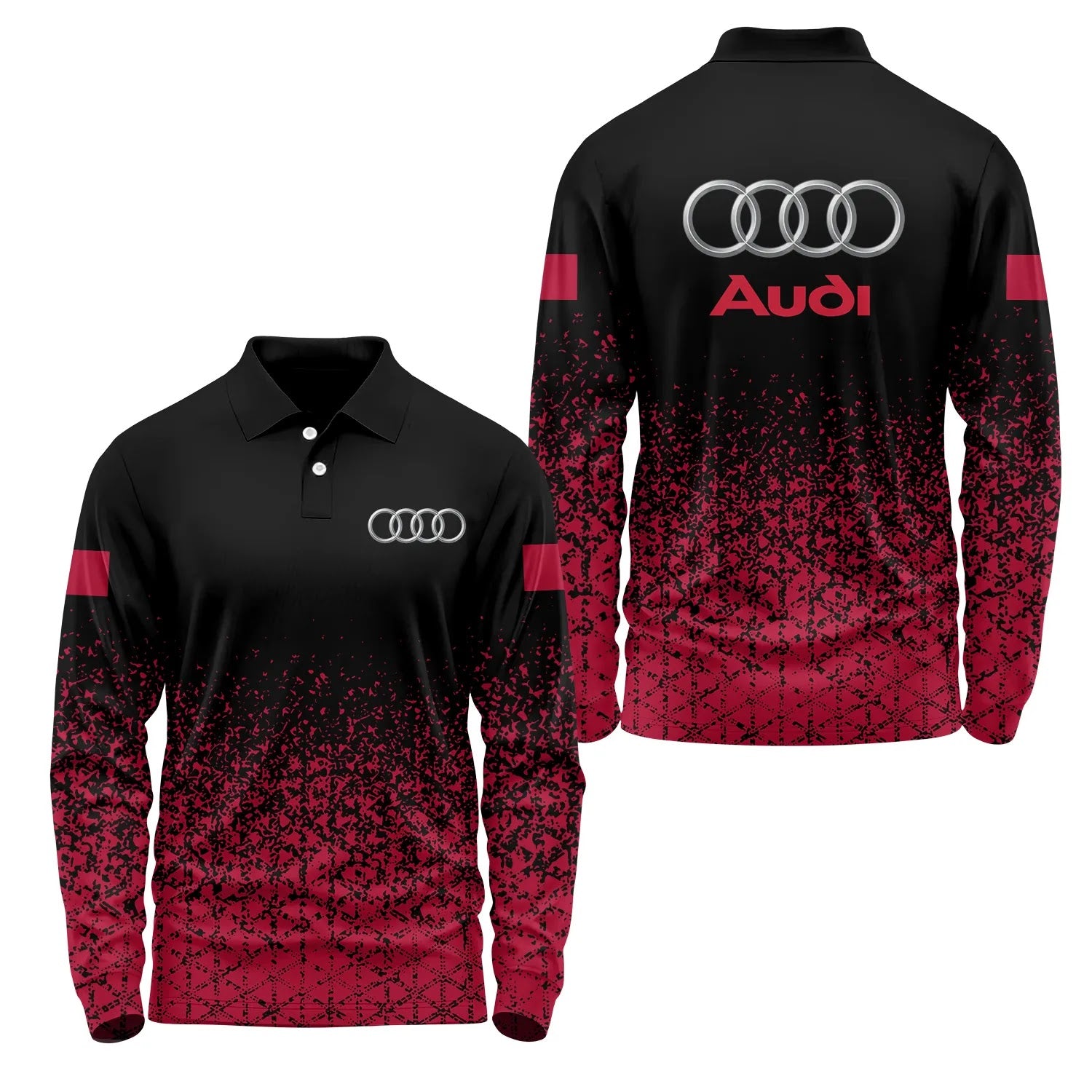 Audi Long Sleeve Polo SC096