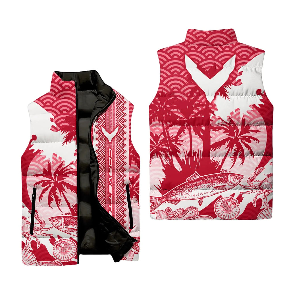 Corvette Sleeveless Puffer Jacket SHW038