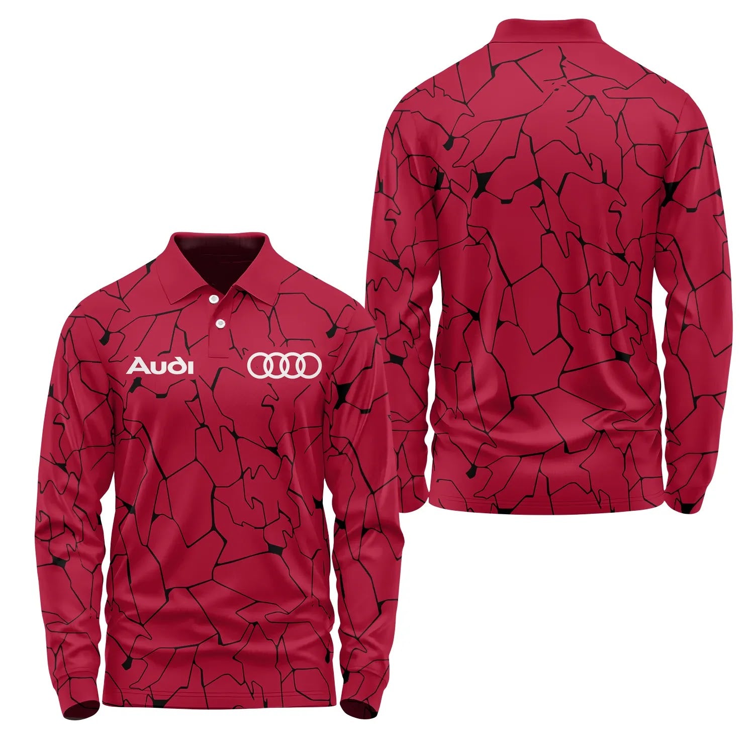 Audi Long Sleeve Polo SC103