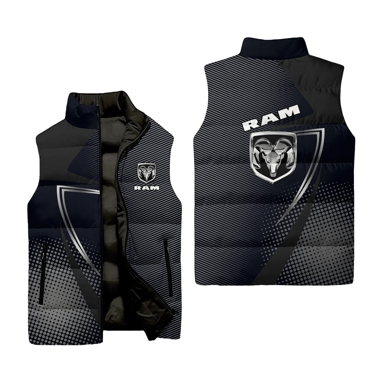 Ram Sleeveless Puffer Jacket SC059
