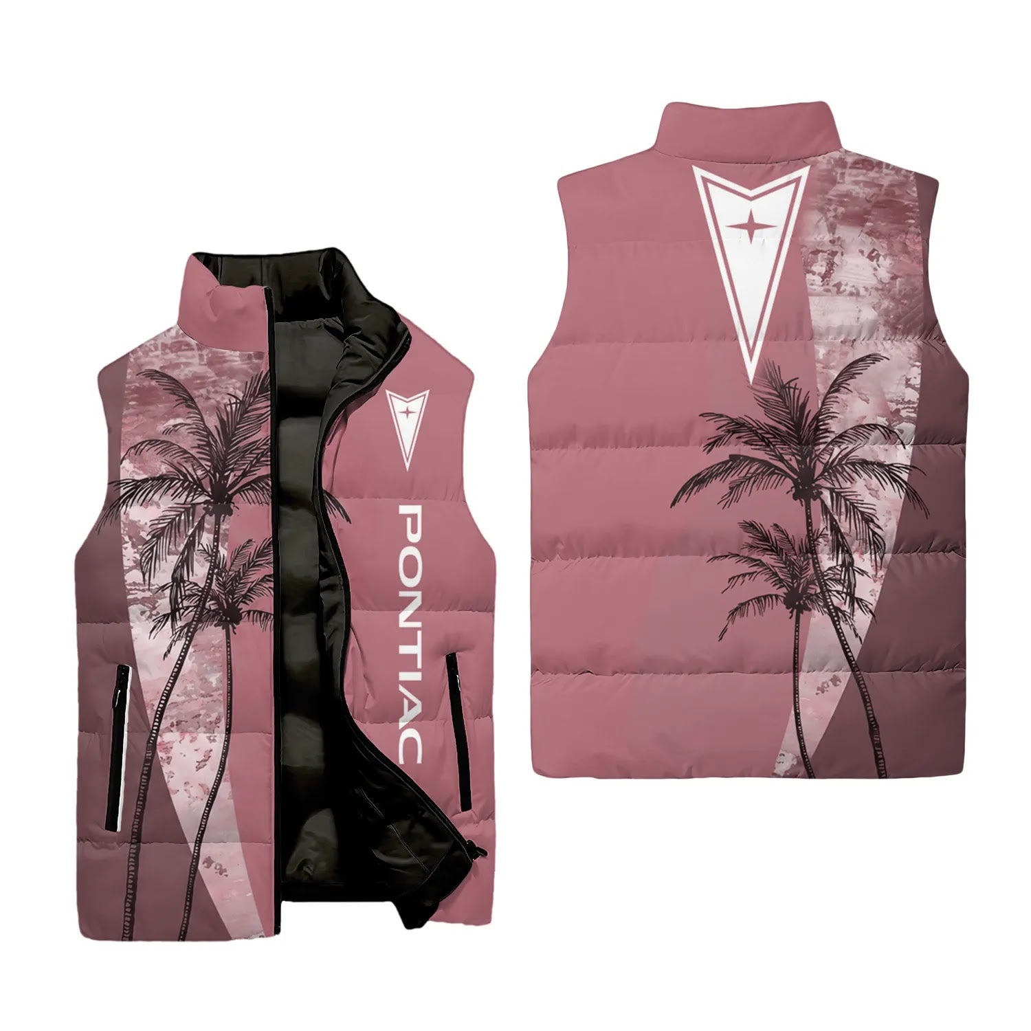 Pontiac Sleeveless Puffer Jacket SHW071
