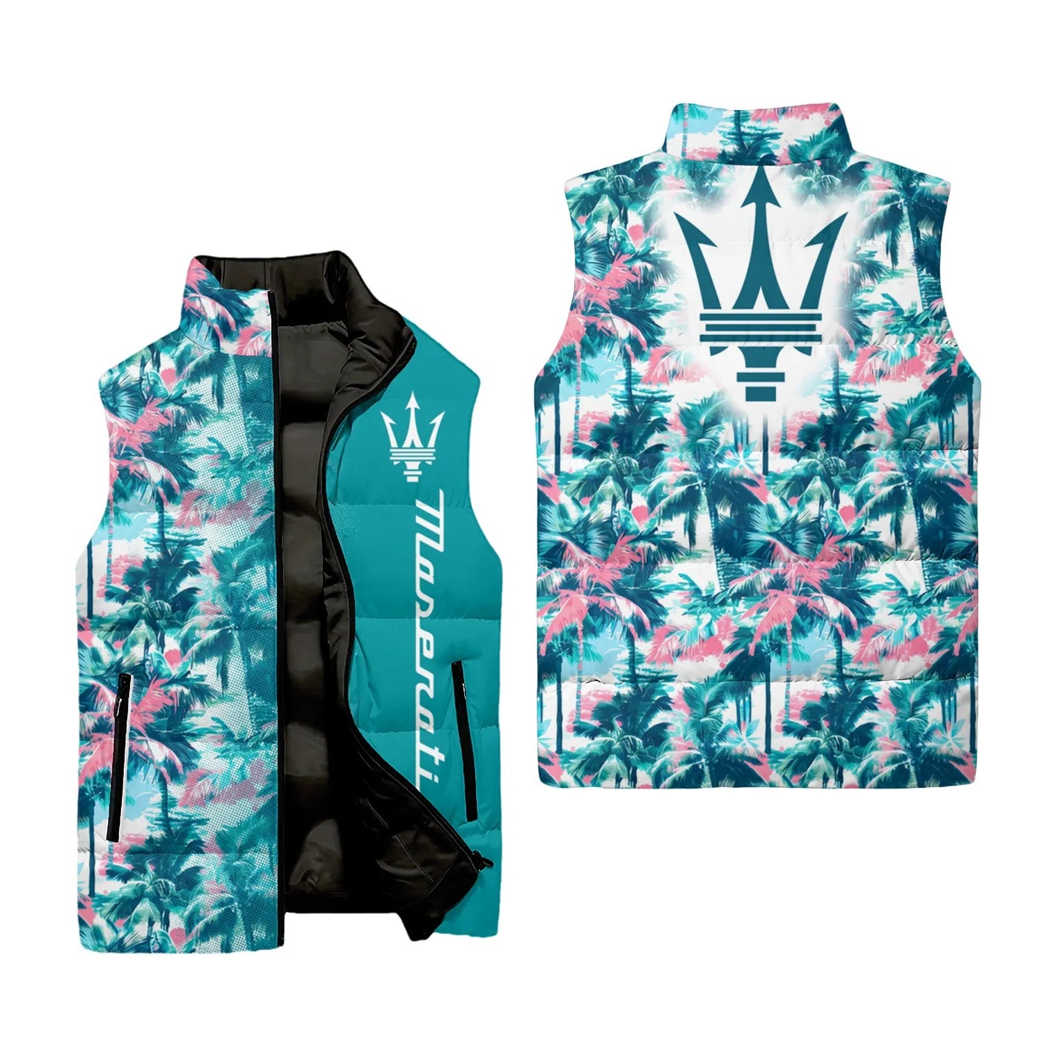 Maserati Sleeveless Puffer Jacket SHW061