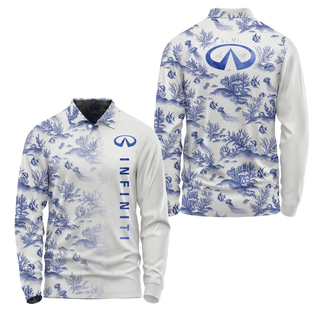 Infiniti Long Sleeve Polo SHW009