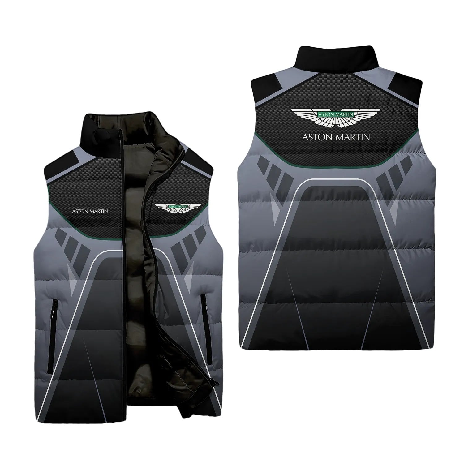 Aston Martin Sleeveless Puffer Jacket SC088