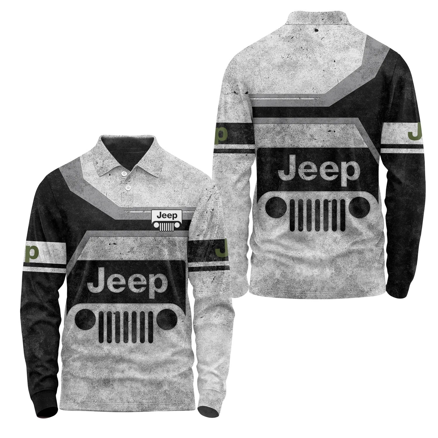 Jeep Long Sleeve Polo SC086