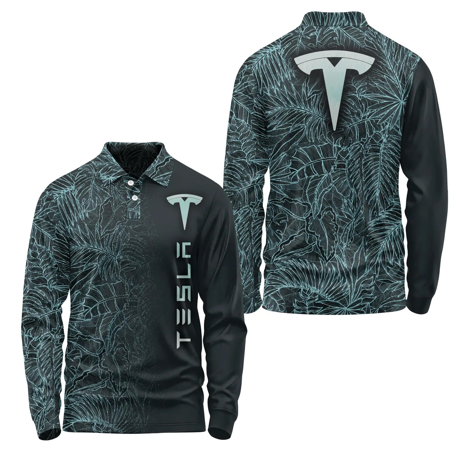 Tesla Long Sleeve Polo SHW008